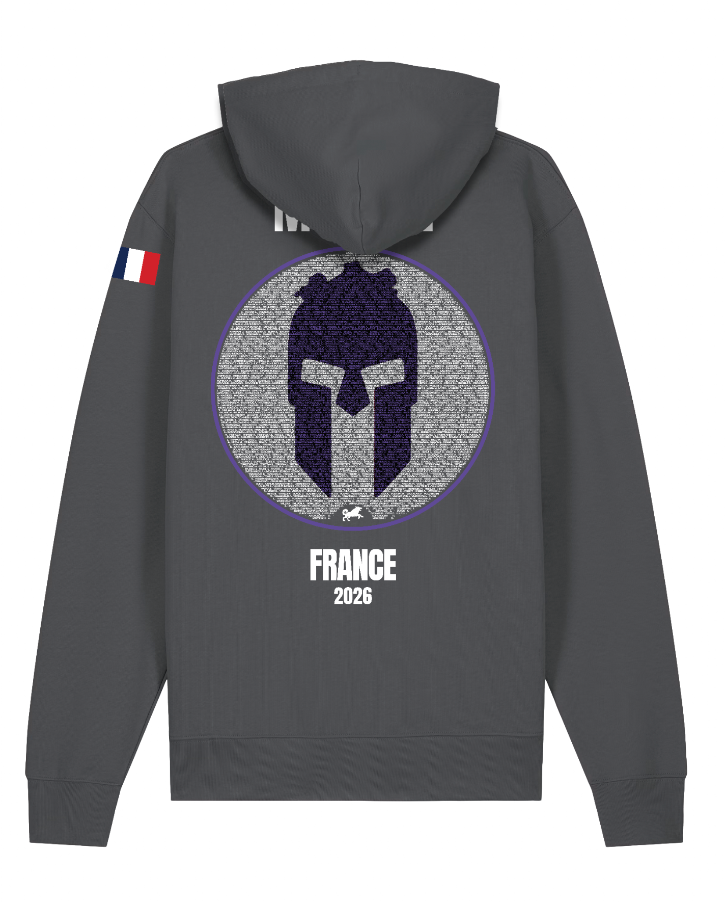 Name Hoodie UWC Morzine 2026 - Anthracite - Unisex