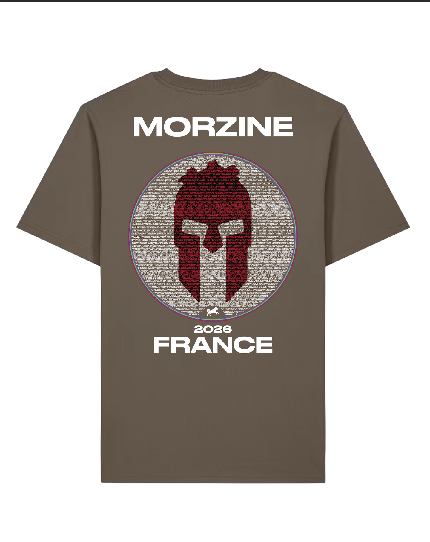 Name Shirt Morzine 2026 - Mocha - Unisex