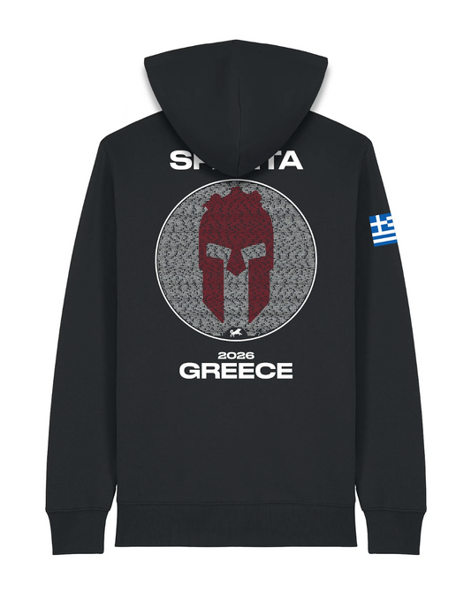 Name Zip Hoodie  Sparta 2026 - Black - Unisex